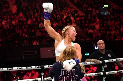 elle brok|Highlights! Elle Brooke scores vicious KO in wild brawl with Faith .